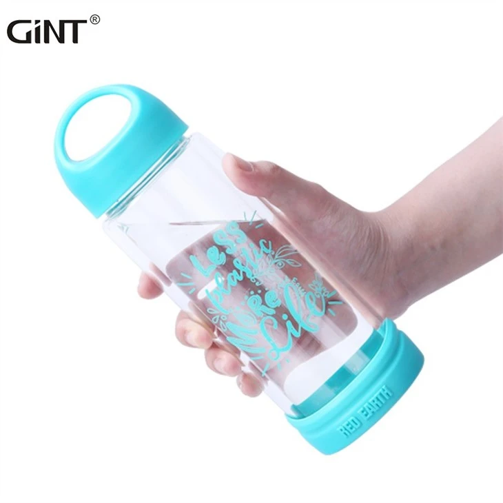 Wholesale Glass Water Bottle Kid Transparent Bottle Drink Juice Bottle Water